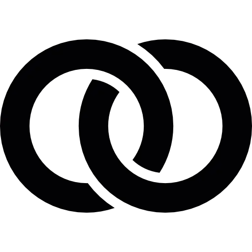Interlocking Rings Symbol Logo Design