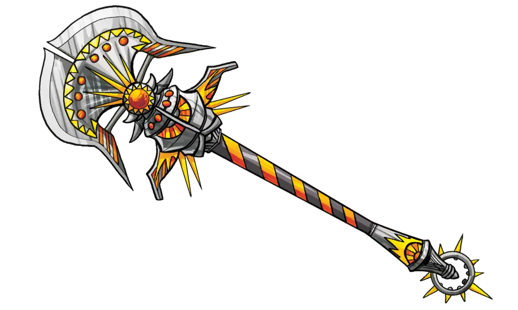 Ornate Fantasy Battle Axe Design