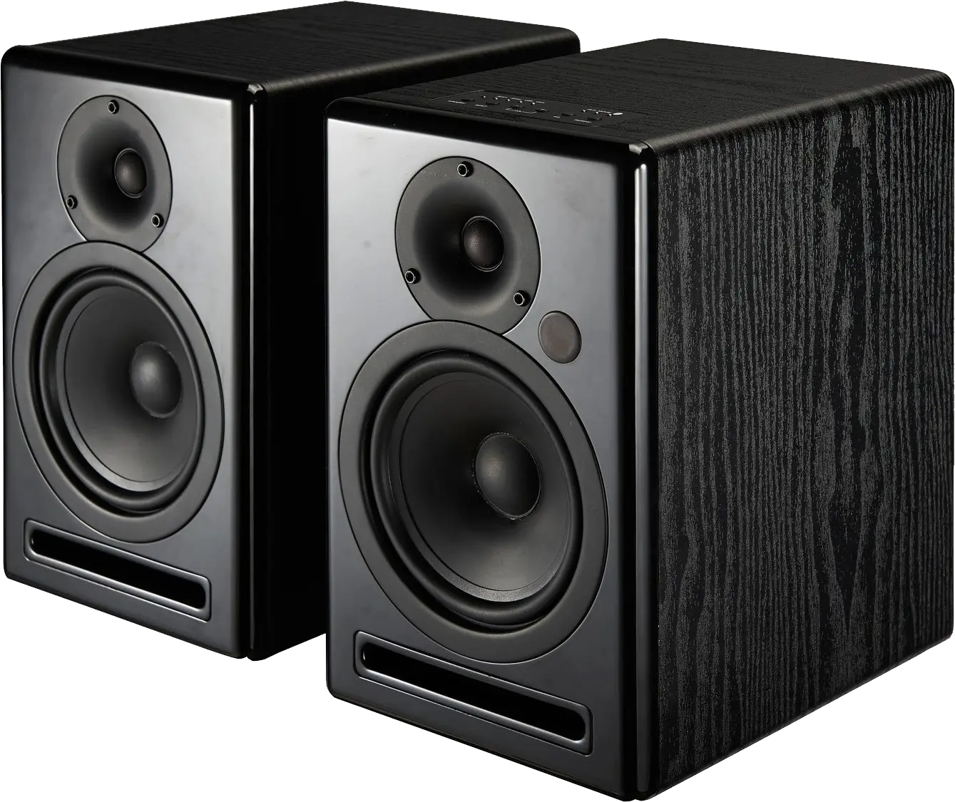Black Speaker Pair for Audio Playback