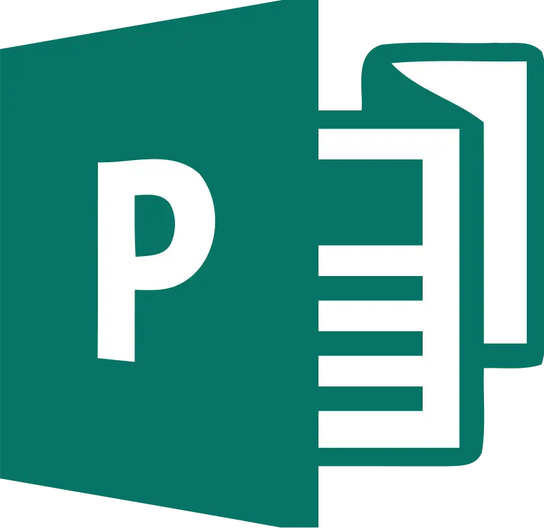 Microsoft Publisher Logo for Document Design