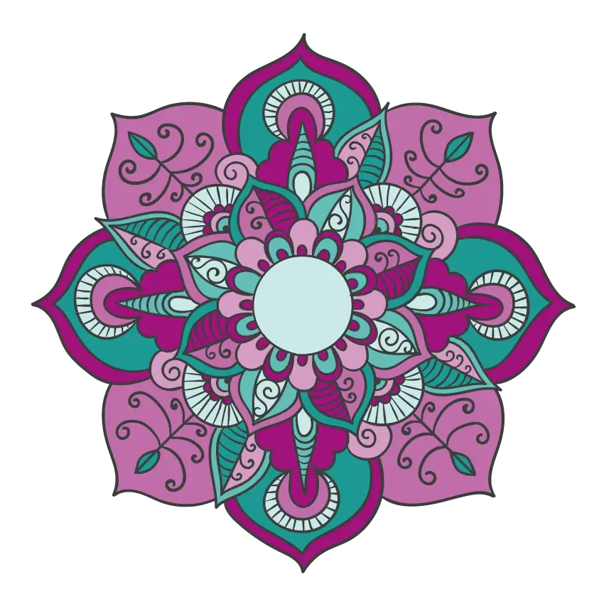 Colorful Intricate Mandala Art Design