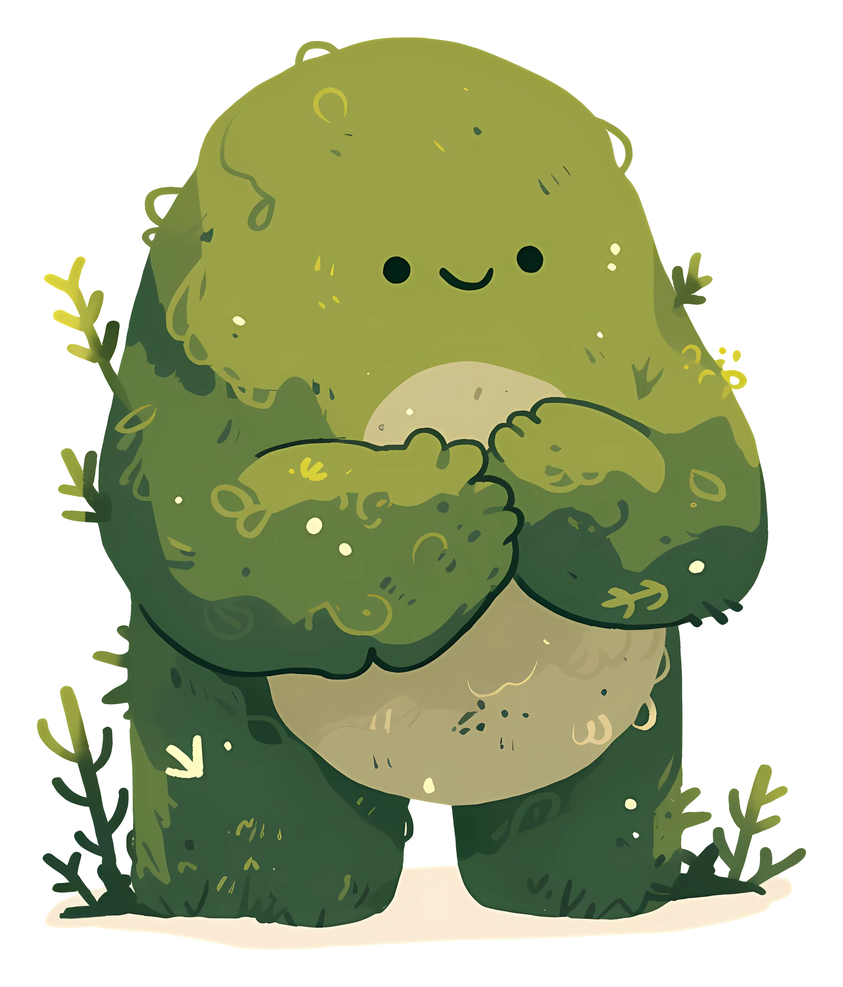 Cute Green Nature Creature