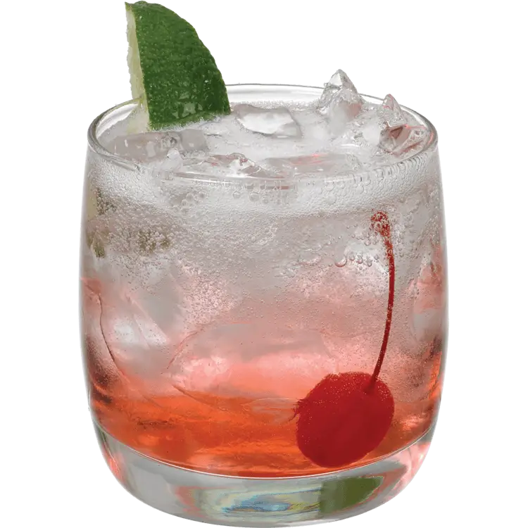 Refreshing Cocktail with Cherry