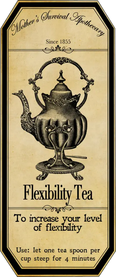 Flexibility Tea Label