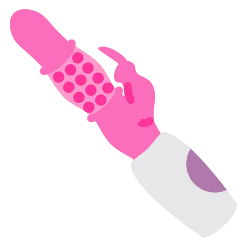 Hand Holding Pink Object