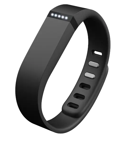 Black Fitness Tracker Wearable Gadget