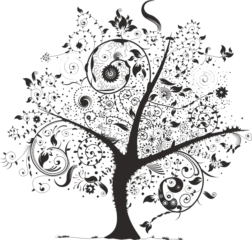 Artistic Decorative Tree Illustration