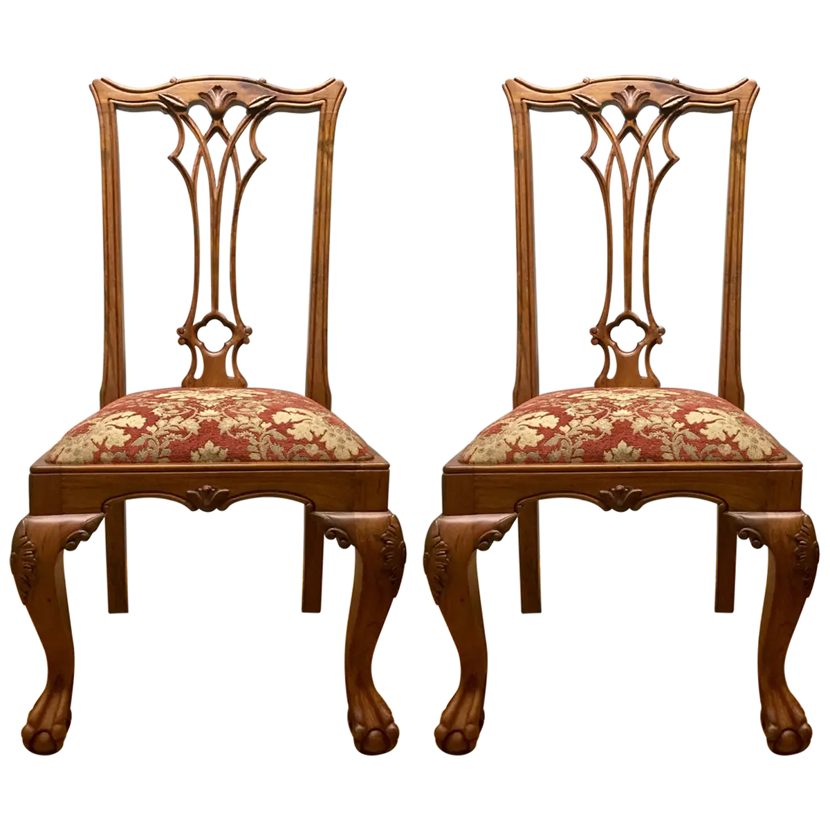 Pair of Antique Wooden Chairs