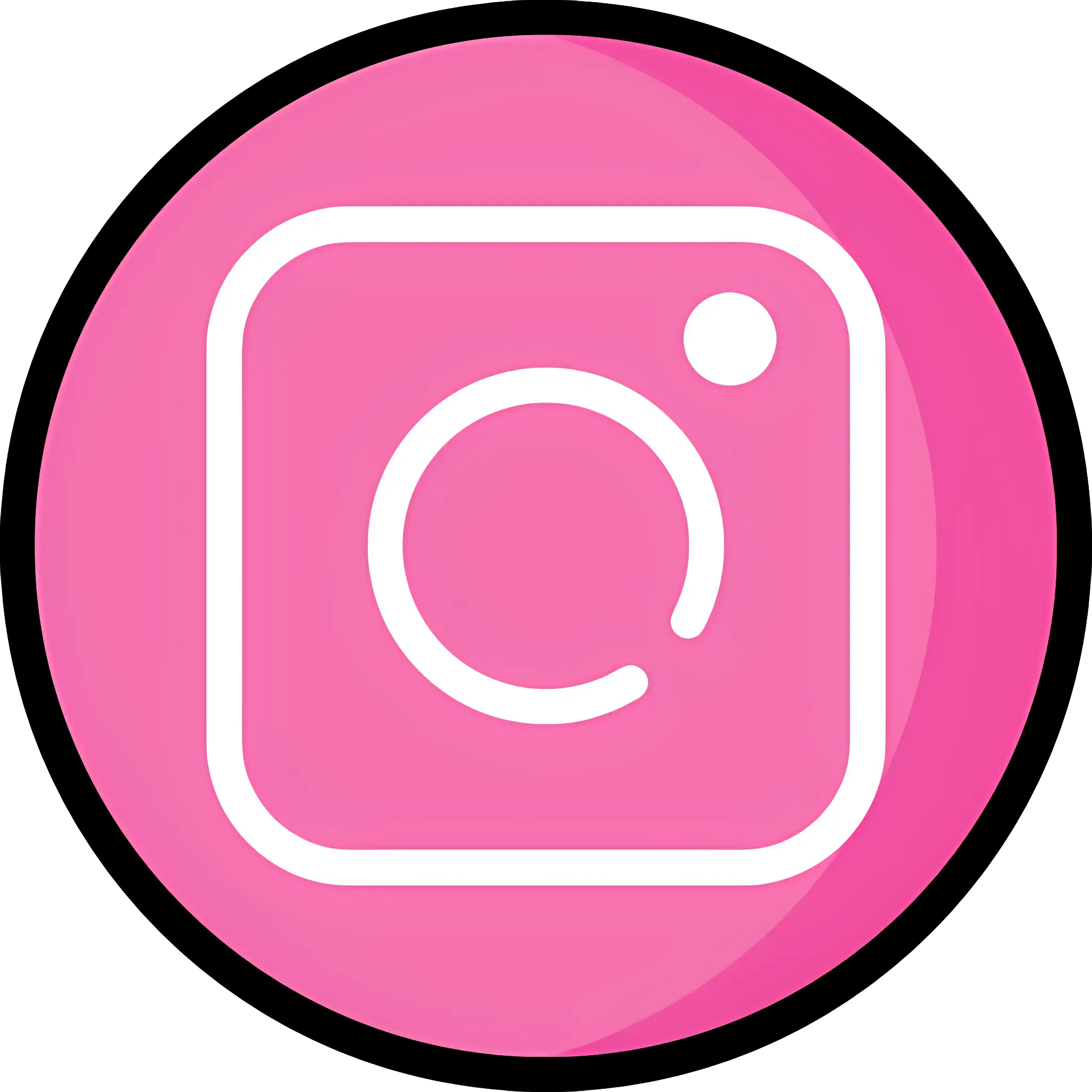Pink Instagram Logo Design