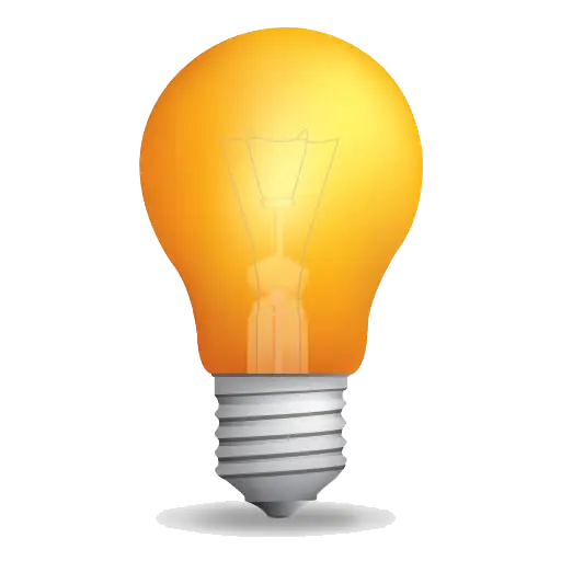Glowing Light Bulb Illustration