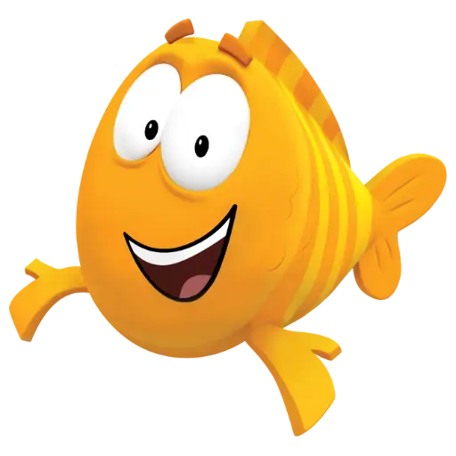 Cute Cartoon Fish Character