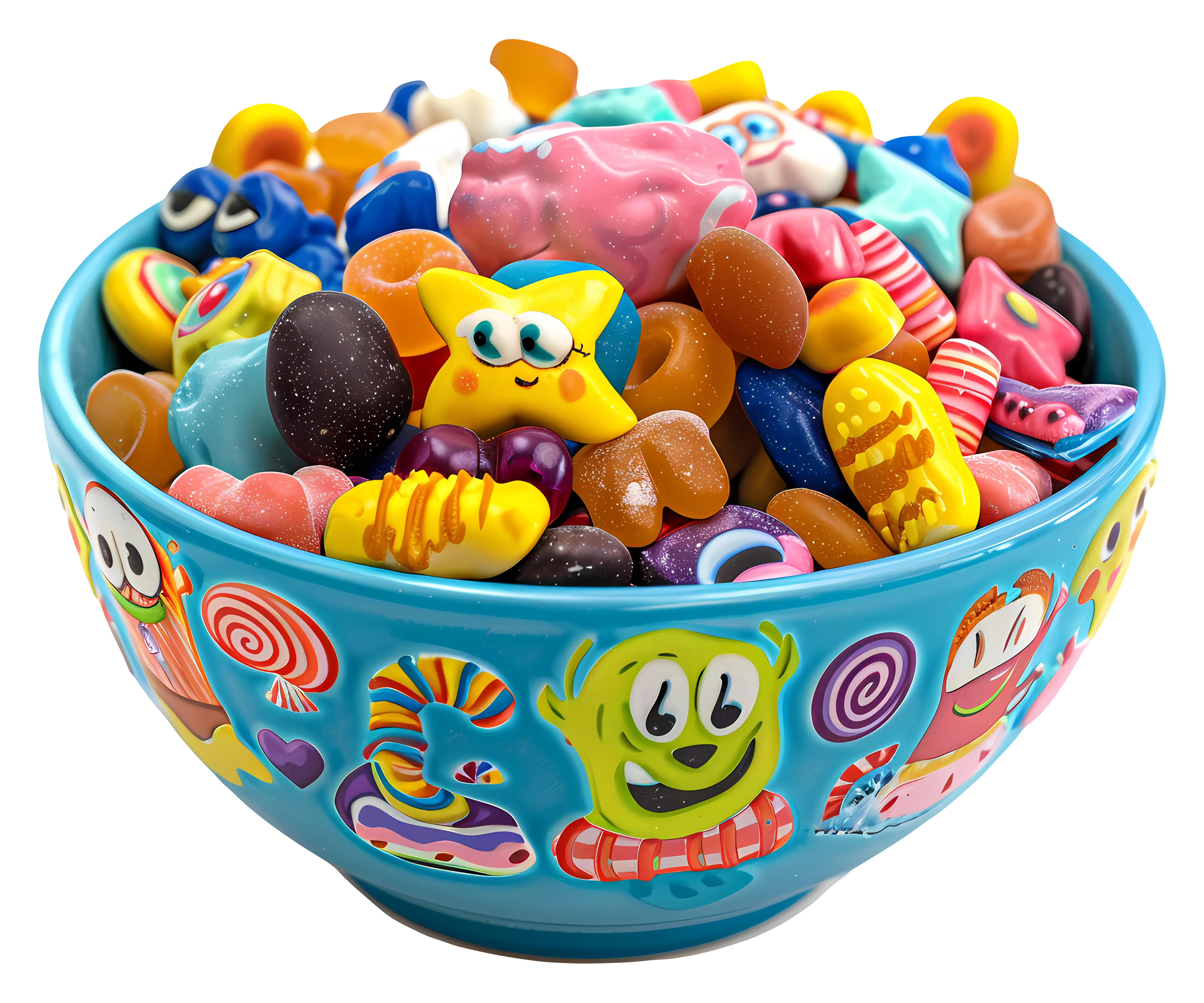 Colorful Candy Bowl