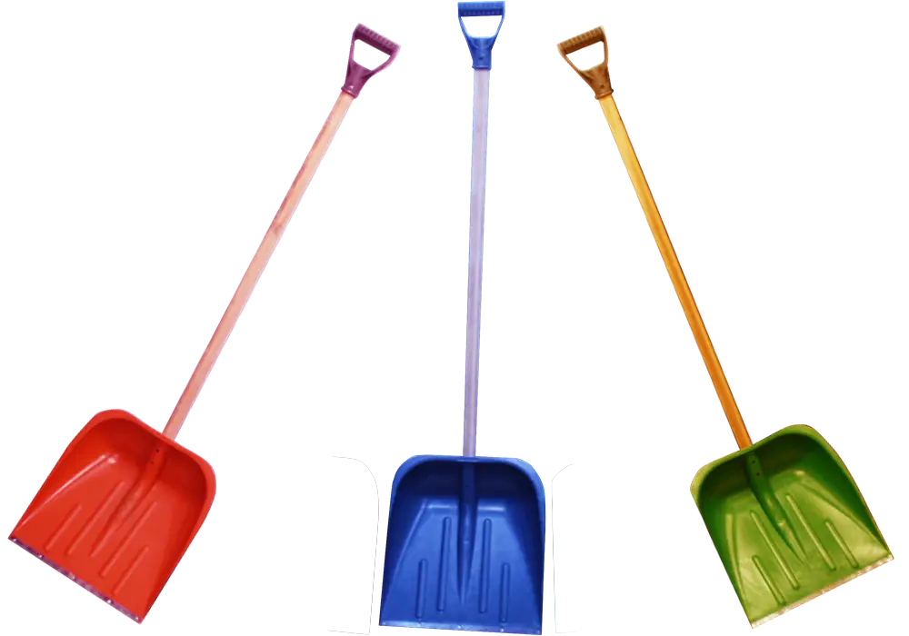 Colorful Snow Shovels