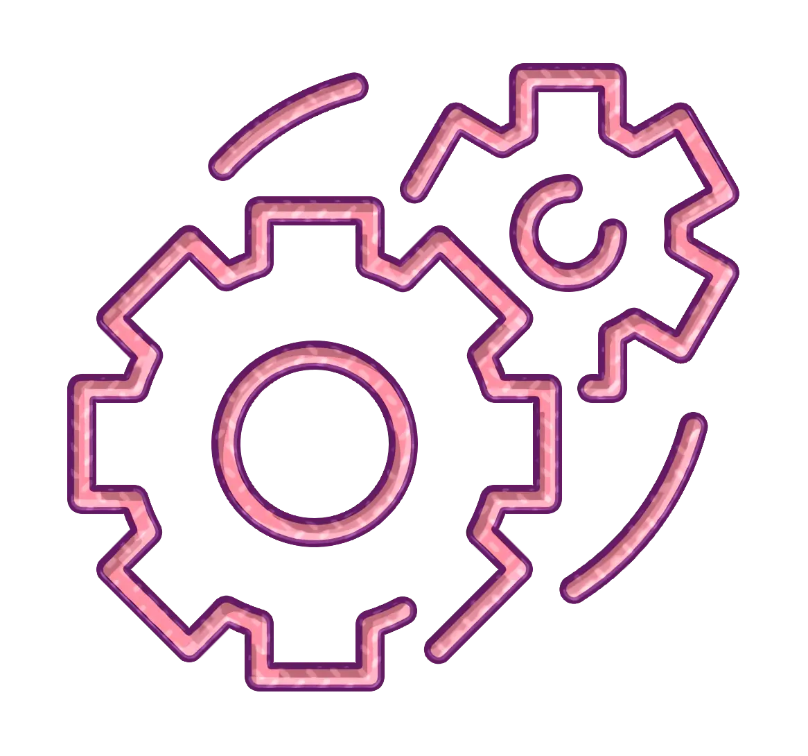 Gear Icon Representing Mechanism