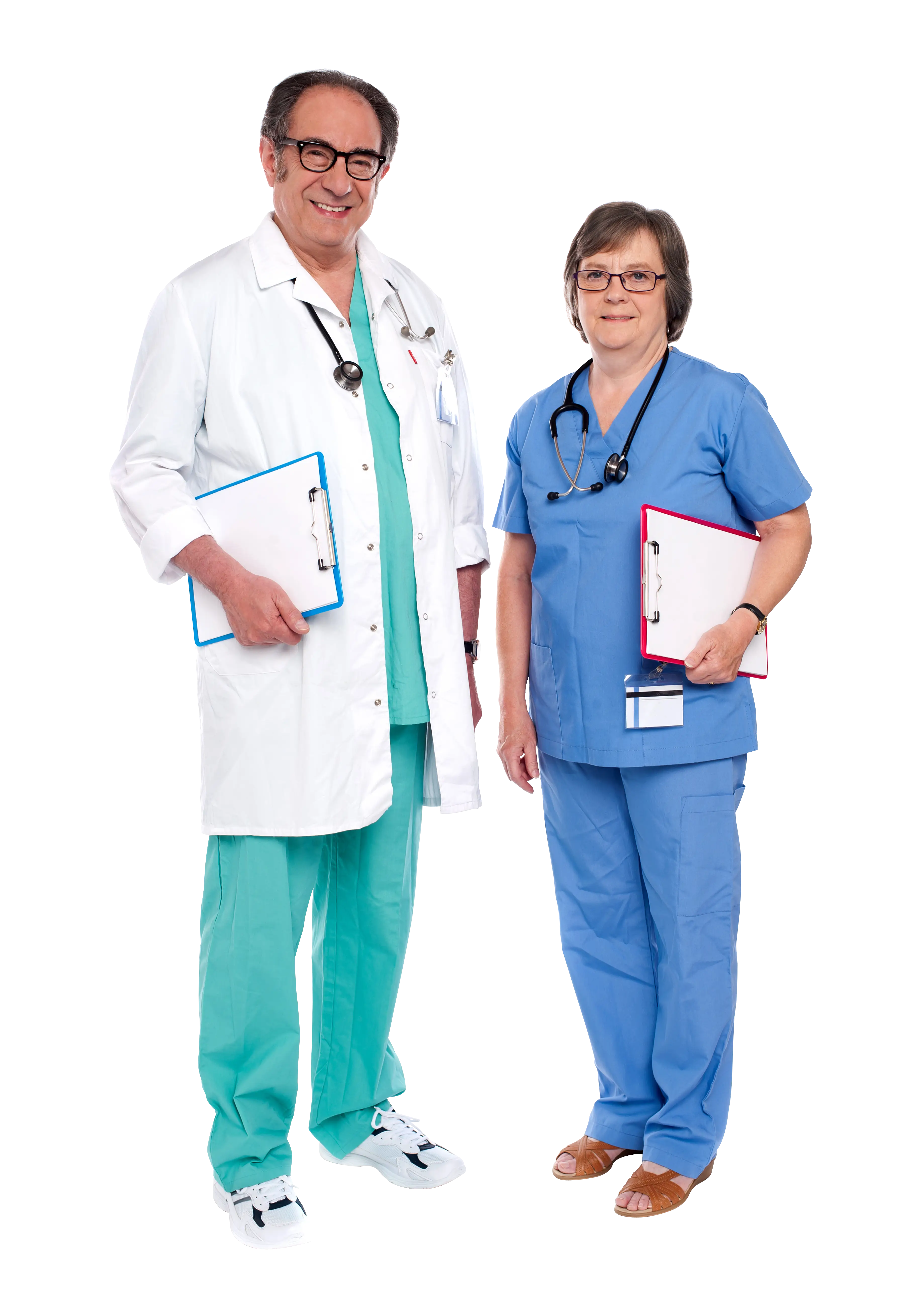 Doctors in Medical Uniforms