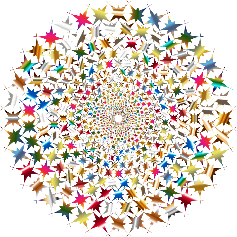 Colorful Kaleidoscope Abstract Pattern