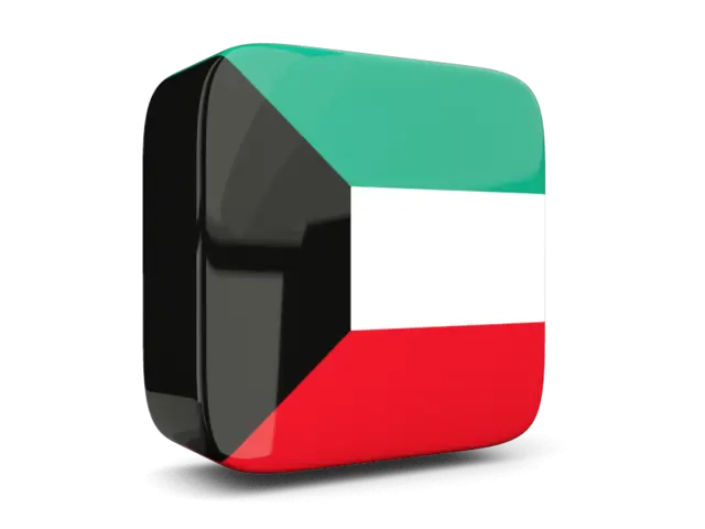 3D Kuwait Flag Icon