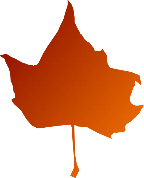 Orange Leaf in Autumn