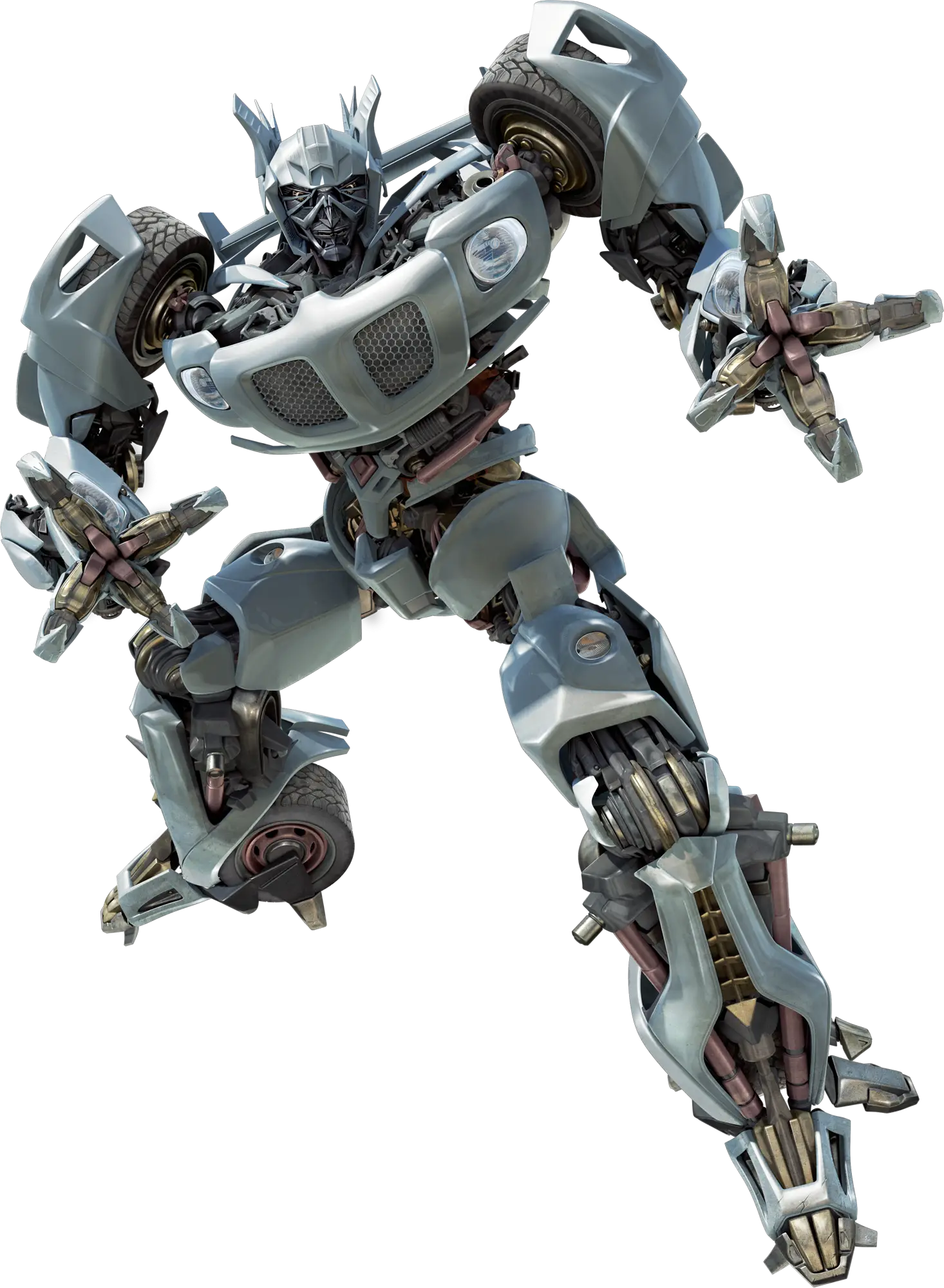 Transforming Robot Character Illustration