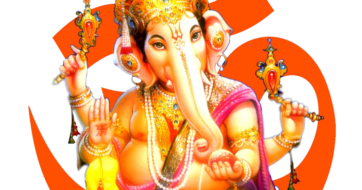 Hindu Deity Ganesha Illustration