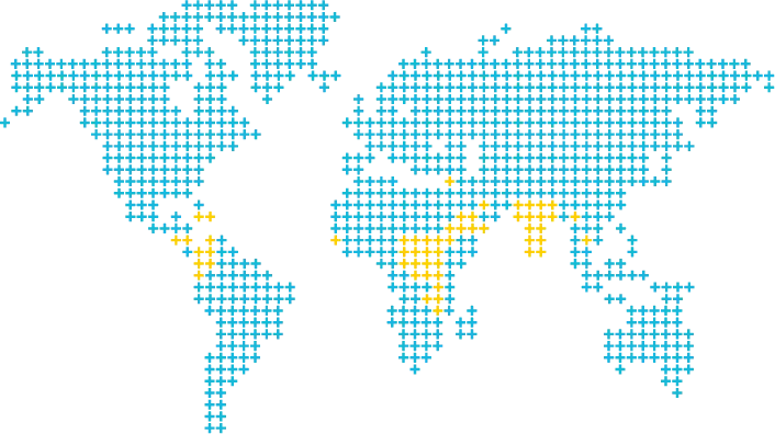 Dotted World Map Illustration