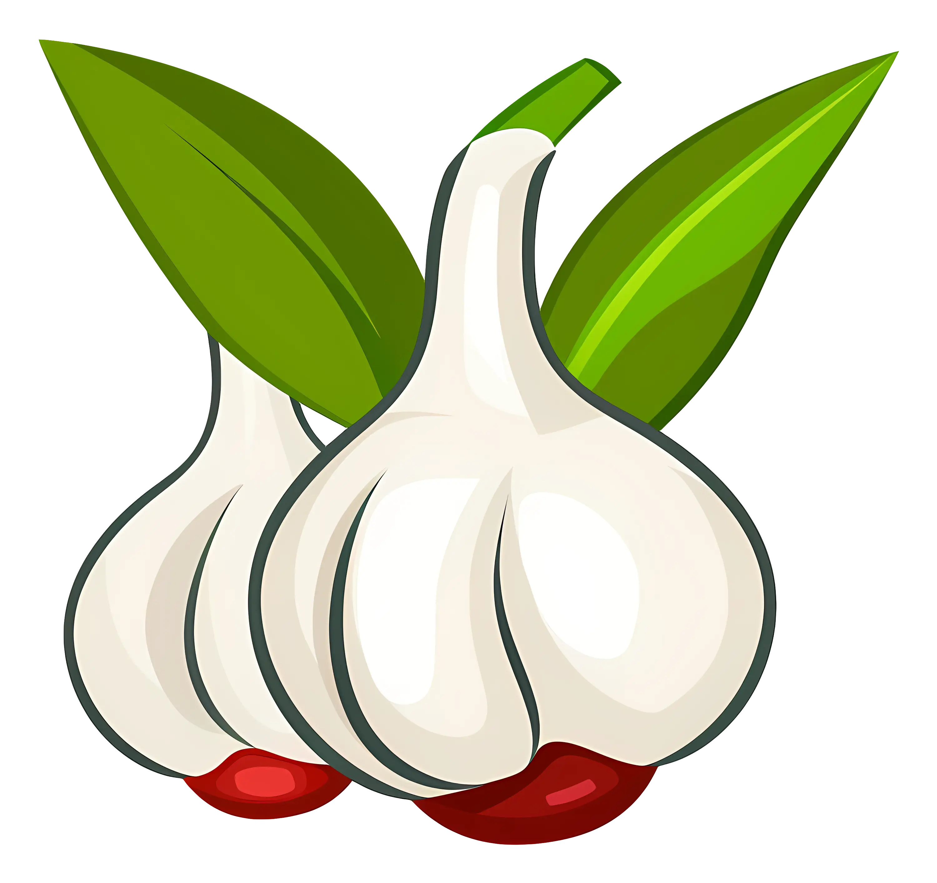 Garlic with Leaves