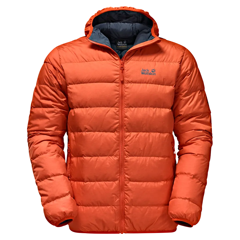 Orange Puffer Winter Jacket