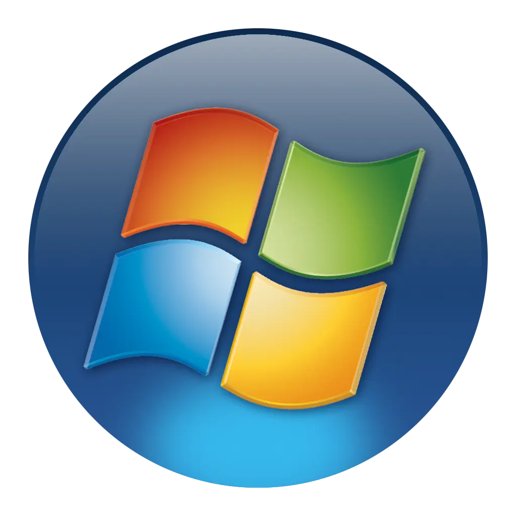 Microsoft Windows Circular Logo Design
