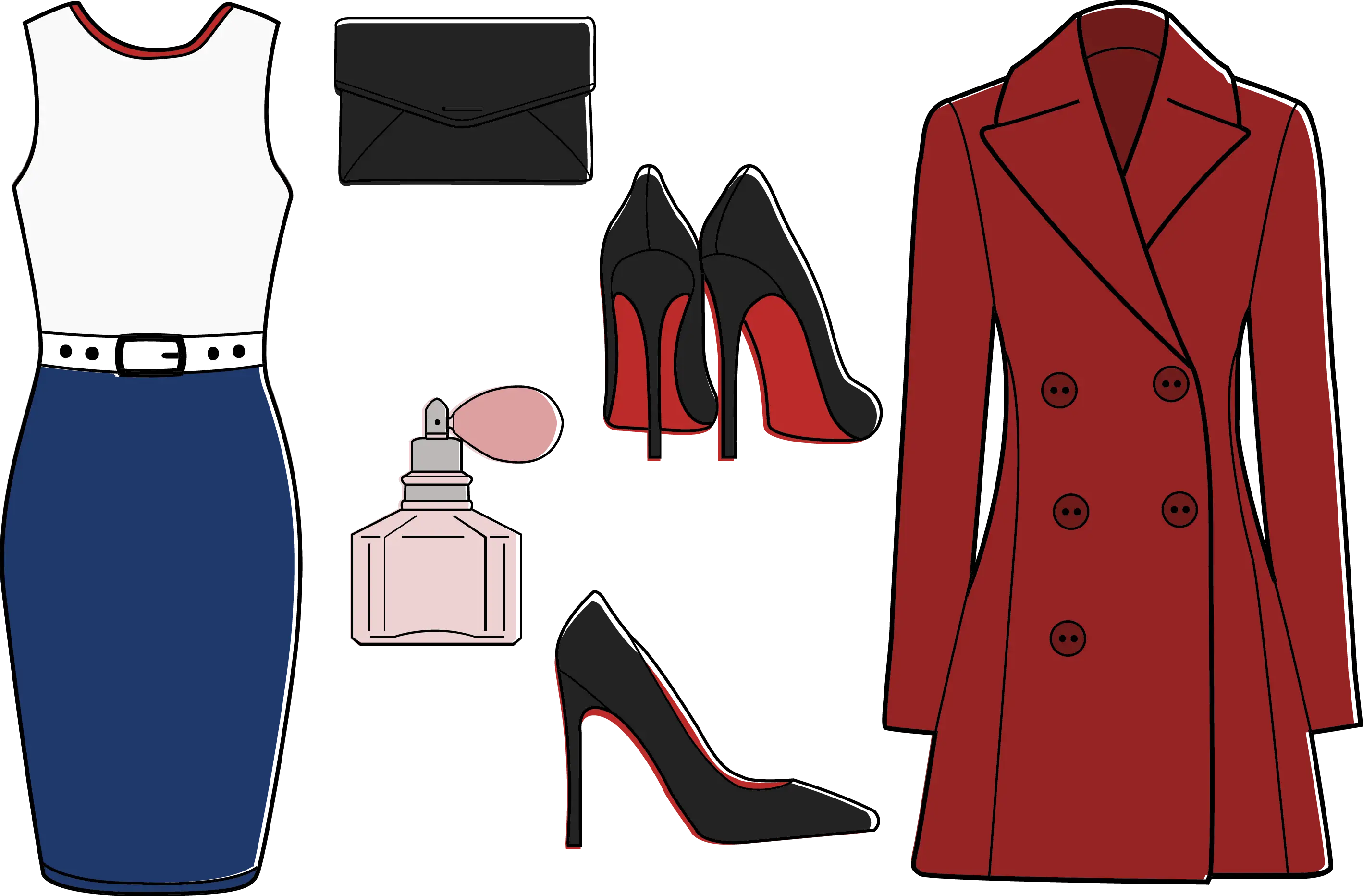 Fashionable Outfit with Accessories
