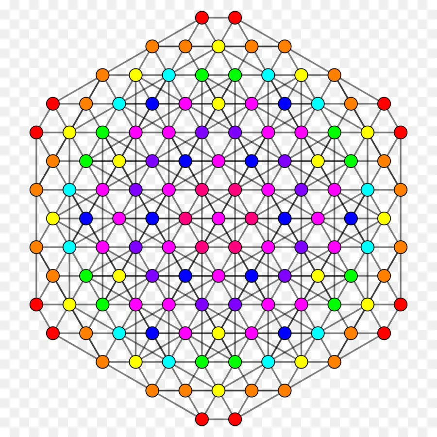 Colorful Hexagonal Pattern