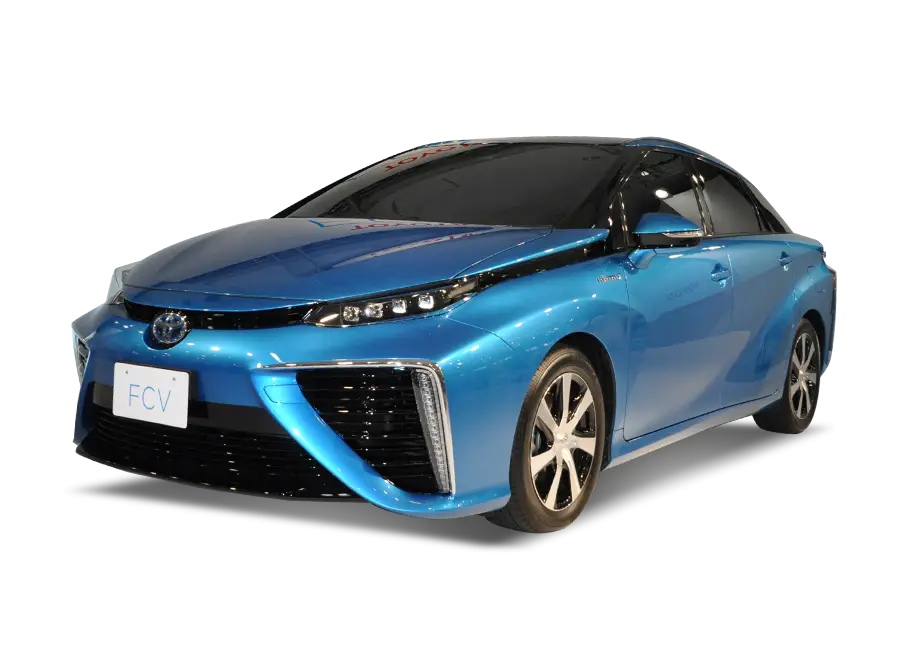 Blue Toyota FCV Car