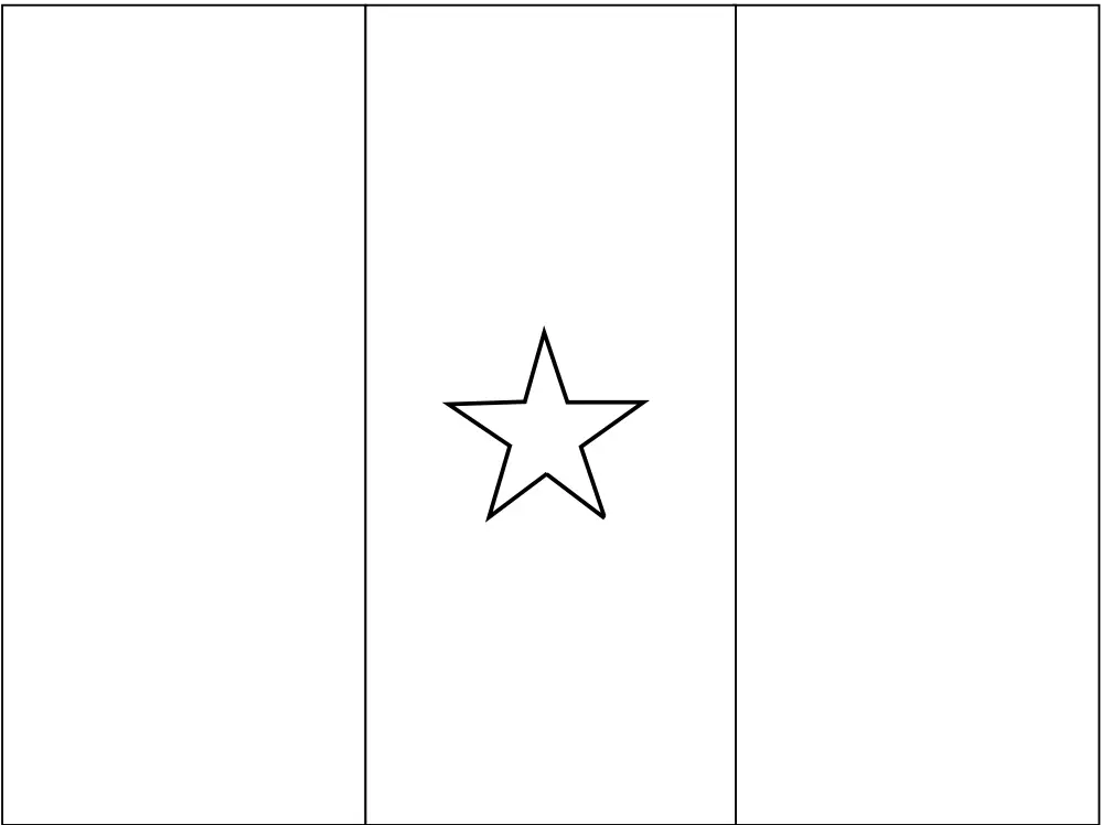 Simple Flag with Star