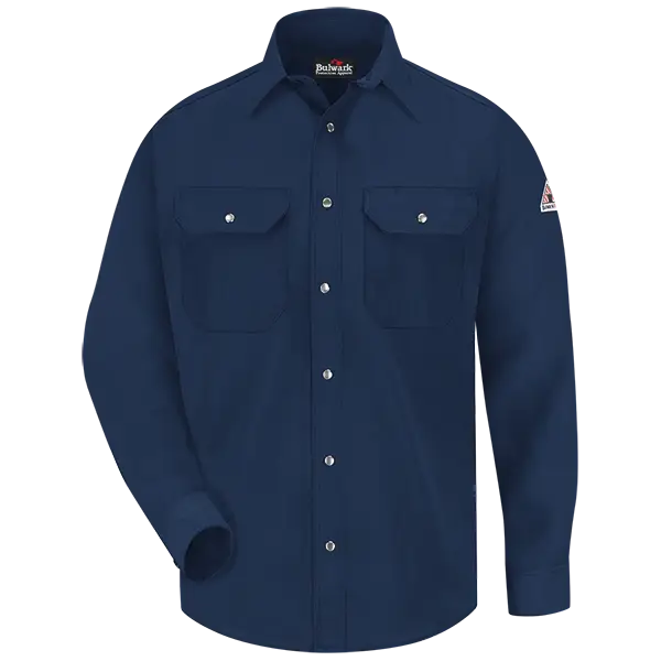 Blue Work Shirt for Industrial and Professional Use