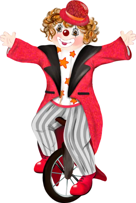 Clown on Unicycle