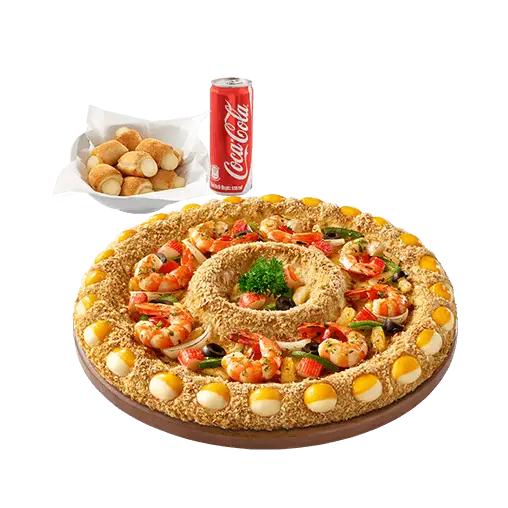 Gourmet Pizza and Sides Combo