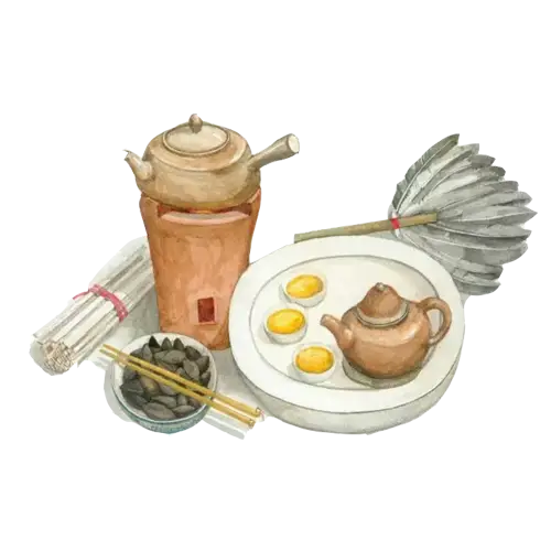 Traditional Tea Set with Accessories