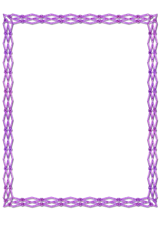Elegant Purple Decorative Border Pattern