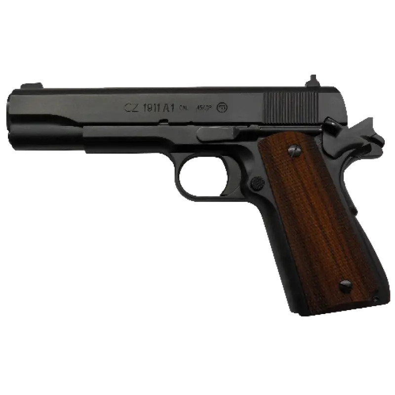 Sleek Black Handgun Design