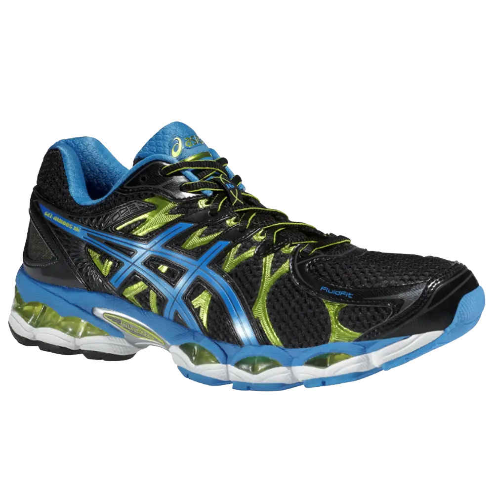 Black and Blue Running Shoe