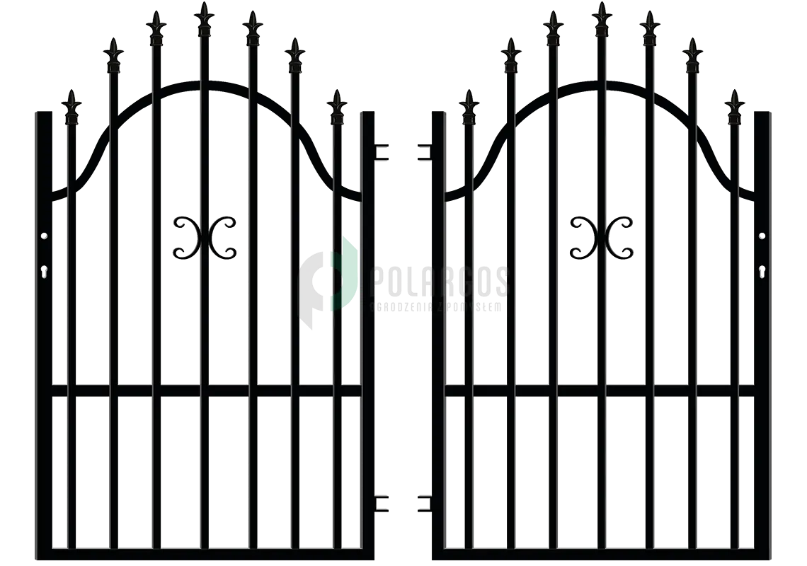 Black Decorative Metal Gate