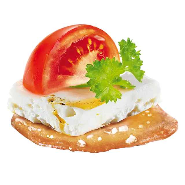 Tomato and Cheese Snack