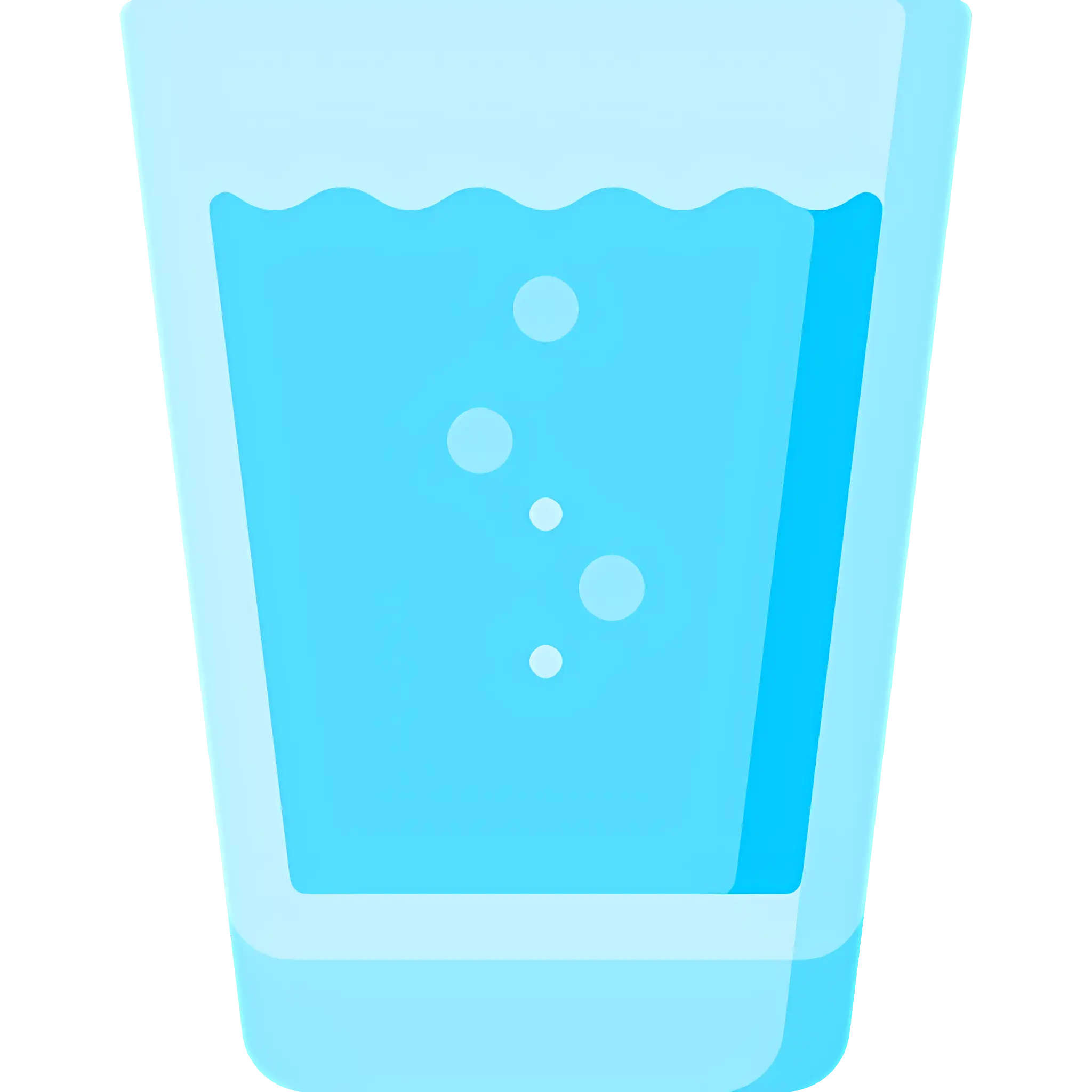 Glass of Water Illustration