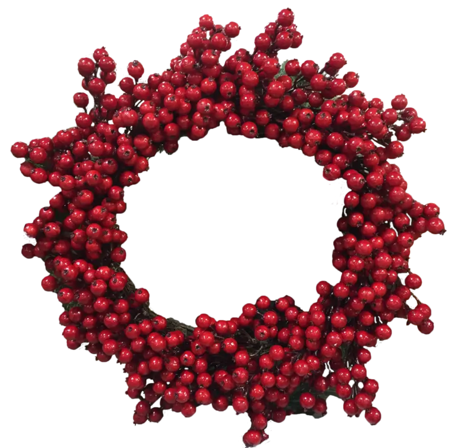 Festive Red Berry Wreath