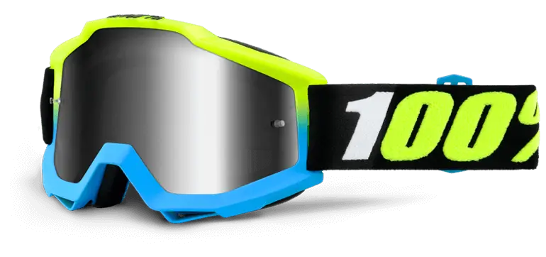 Bright Ski Goggles with Colorful Strap