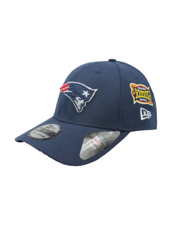 Blue Cap with Sports Team Logo