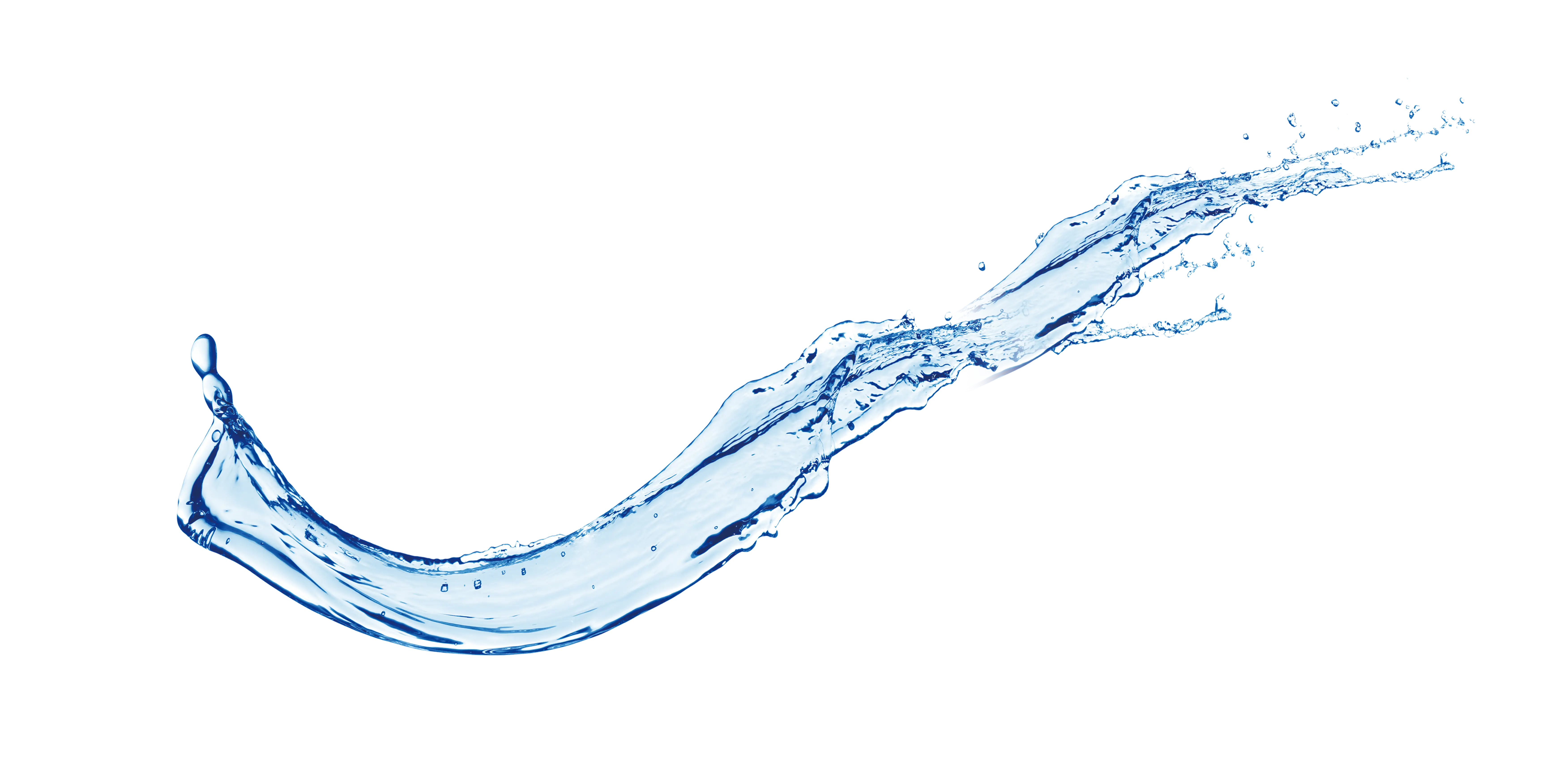 Refreshing Blue Water Splash Design