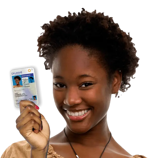 Person Holding an ID Card