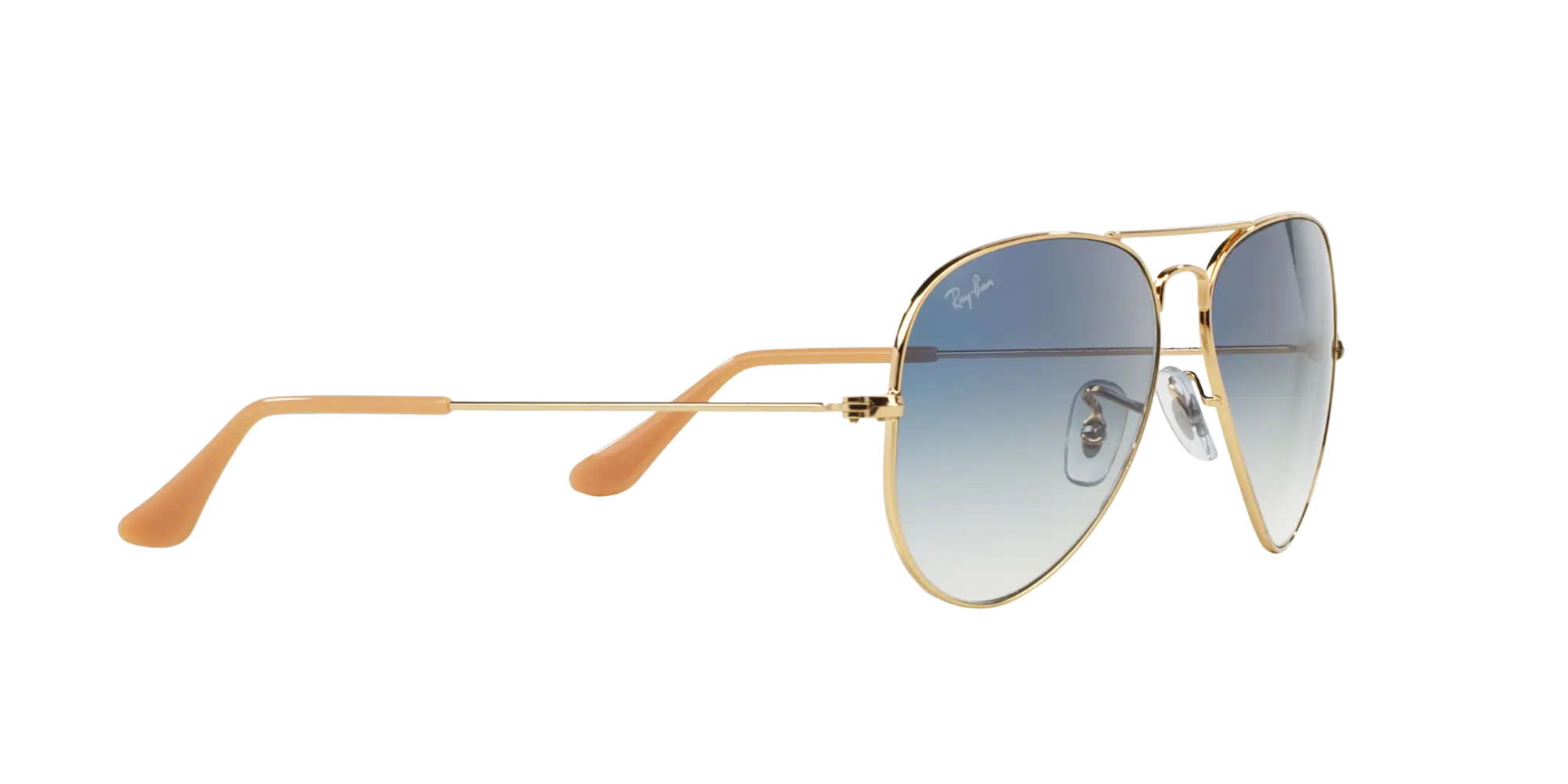 Classic Aviator Sunglasses with Gradient Lenses