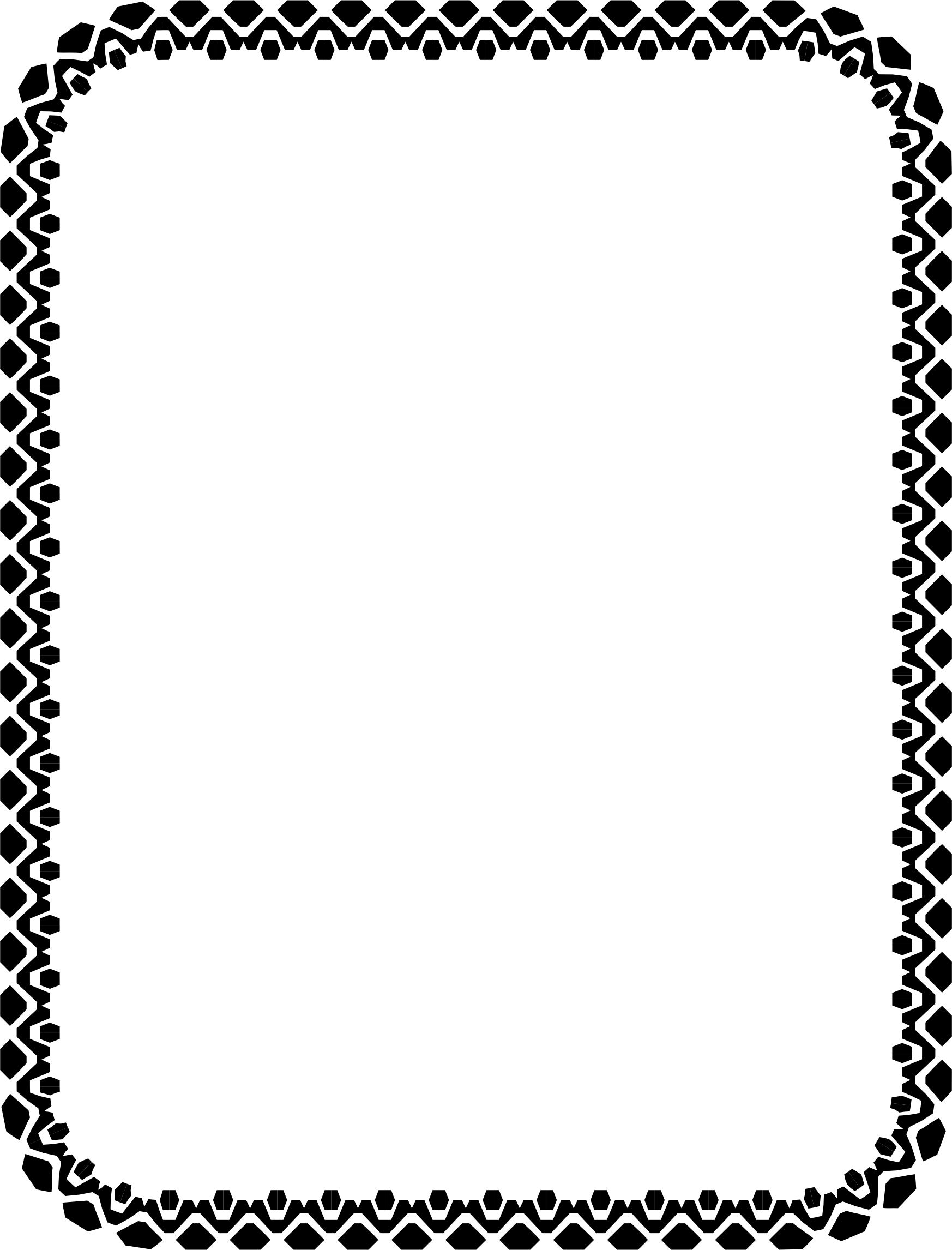 Black Decorative Border Design