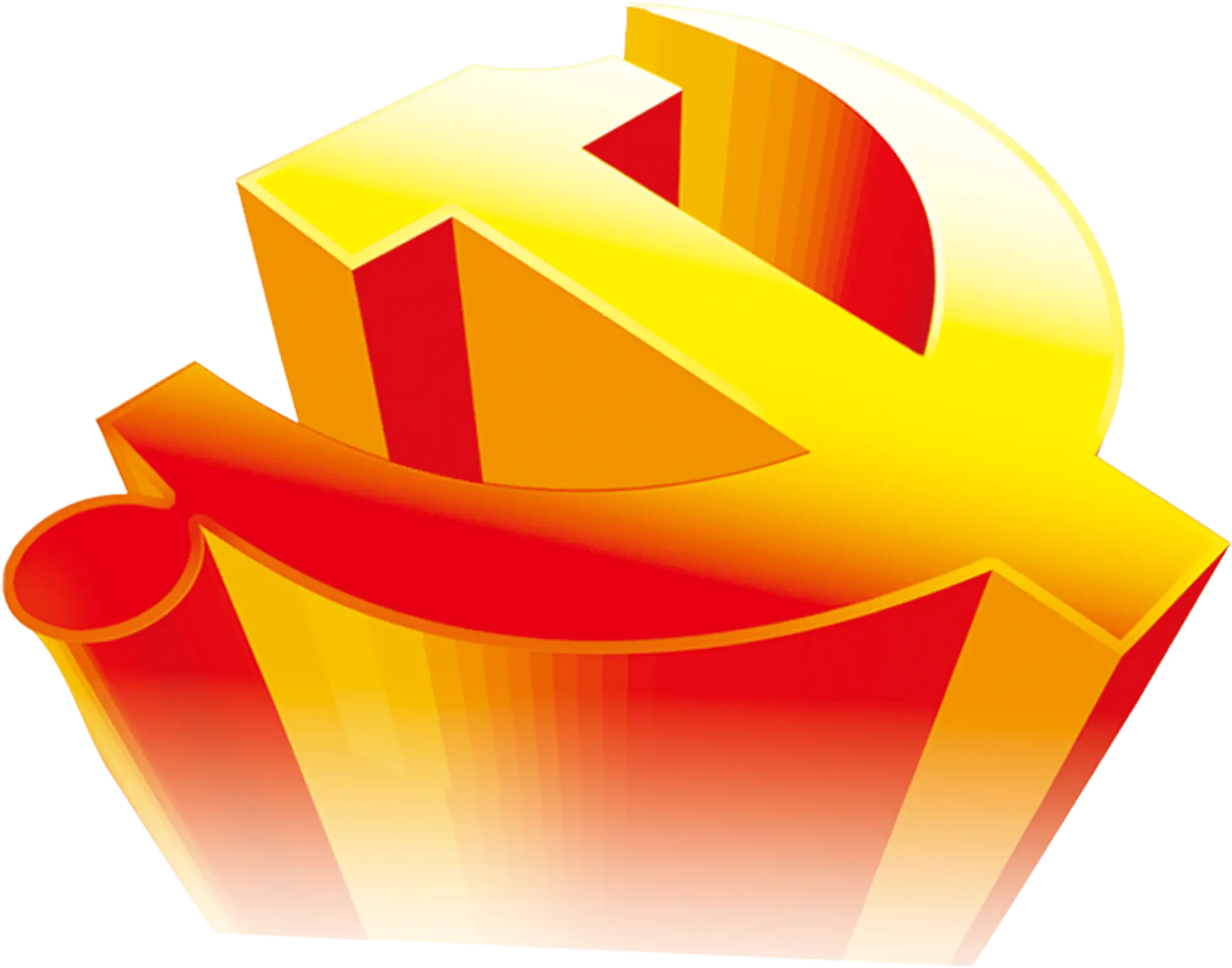 3D Yuan Currency Symbol Illustration